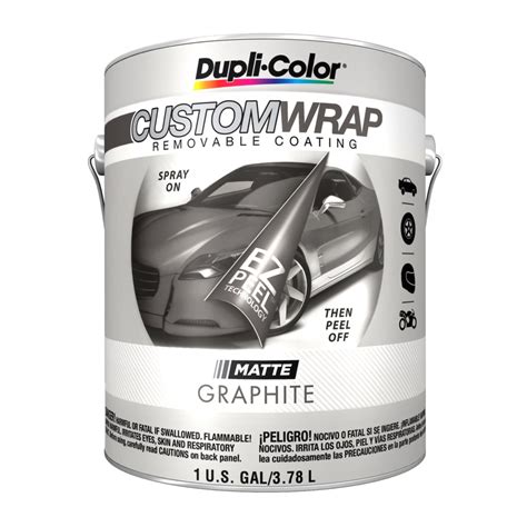 Dupli-Color Paint CWBG797 Dupli-Color Custom Wrap; Graphite; 128 oz. Gallon; - Walmart.com