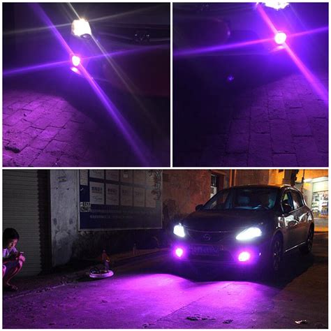 Pink Purple H11/H8 LED DRL Fog Driving Lights Bulbs For 2015-2017 Subaru WRX STI | eBay