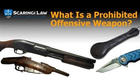 What Is a Prohibited Offensive Weapon