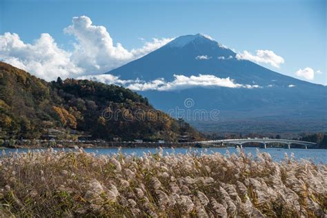 Mount Fuji at Lake Kawaguchi, Japan Stock Photo - Image of famous ...