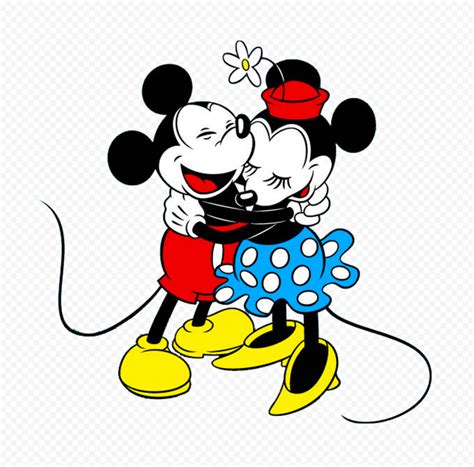 HD Classic Drawing Mickey Mouse Minnie Mouse Love PNG | Citypng