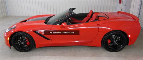 Chevrolet : Torch Red Corvette Stingray Convertible 2014 3lt Z51