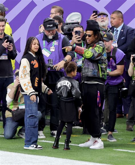 See Photos of Blue Ivy and Rumi Carter at Super Bowl 2024