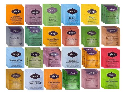 YOGI TEA SAMPLER 24 FLAVORS (72 TEA BAGS) - Walmart.com - Walmart.com