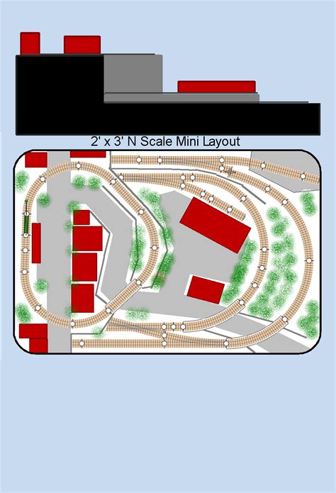 2' x 3' N Scale Mini Layout