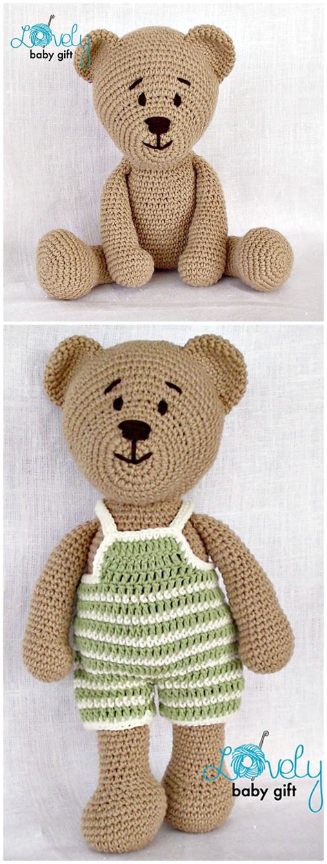 50 Free Crochet Teddy Bear Patterns - DIYnCrafty