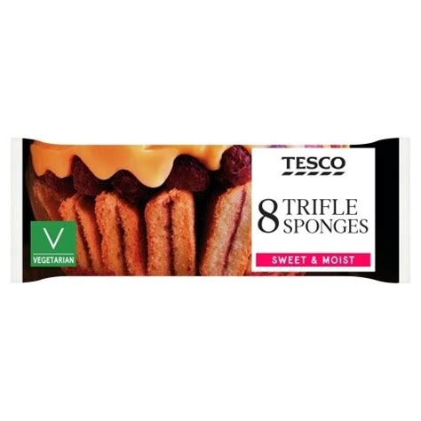 Tesco 8 Trifle Sponges 160G - Tesco Groceries