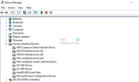 I2C HID Device Driver not working in Windows 11/10