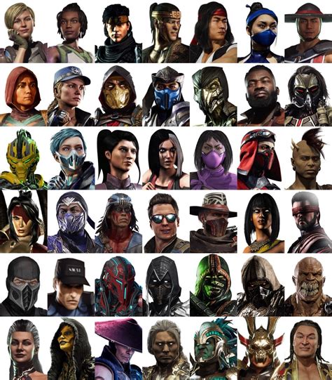 Mortal Kombat Characters by Dinorex50 on DeviantArt