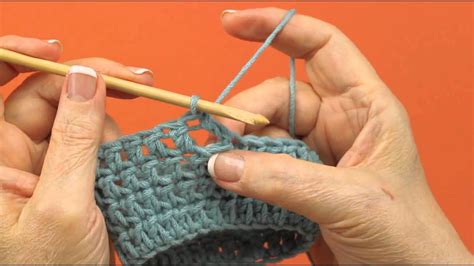 Crochet Cross Stitch (Left Handed) - YouTube