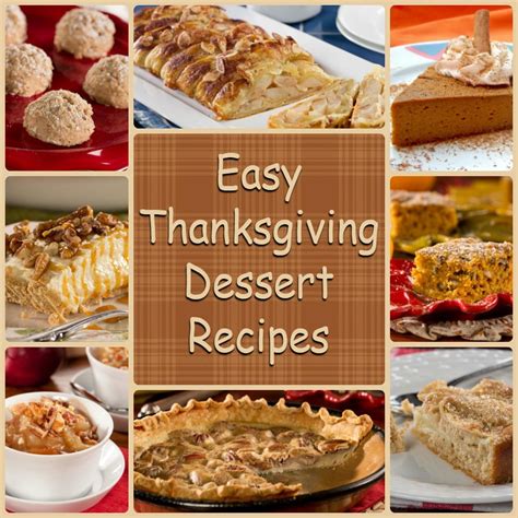 Diabetic Thanksgiving Desserts: 8 Easy Thanksgiving Dessert Recipes To Please A Crowd ...