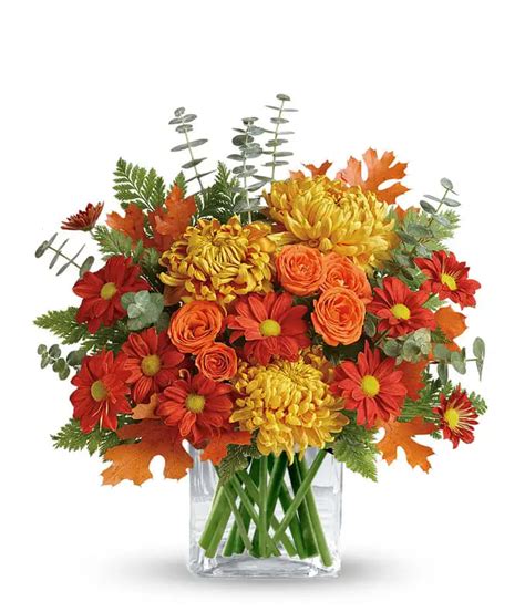 Fall Vase with Flair in Bedford, IN | Bailey's Flowers and Gifts