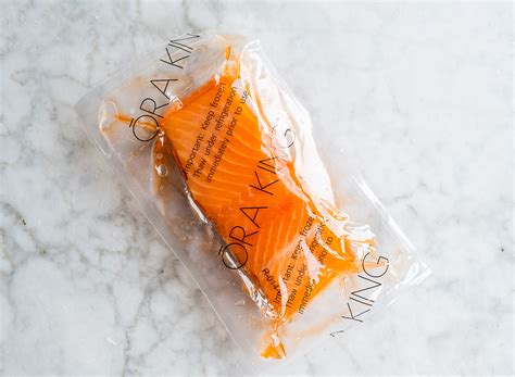 Sashimi Grade Salmon Block - Organic Ora King Salmon - Wright Brothers Home Delivery