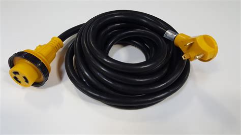 30 Amp RV Power Extension Cord Twist Lock Plug, 25ft