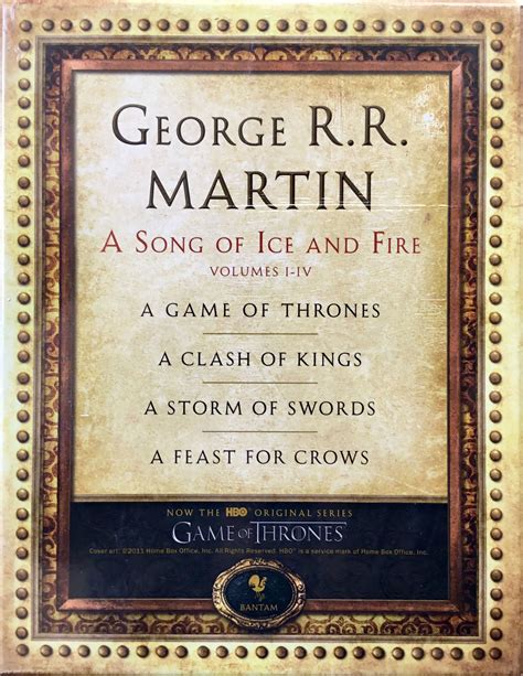 BIBLIO | George R. R. Martin A SONG of ICE and FIRE Volumes 1-4 (GAME ...