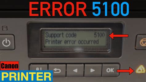 Canon Printer Error 5100 - YouTube