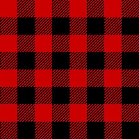 Red & Black Plaid Pattern | Custom-Designed Graphic Patterns ~ Creative ...