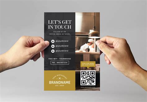 QR Code Flyer Templates for Illustrator - Ai, EPS, Vector - BrandPacks