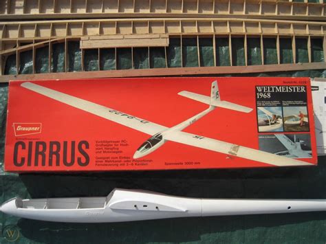 Graupner Cirrus R/C Sailplane Glider Kit w/extras | #1806198992