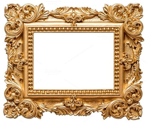 Golden picture frame stock photo containing frame and gold, an Arts ...