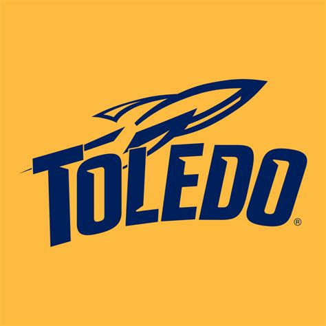 University of Toledo Rockets Primary Logo Short Sleeve Tee - Gold ...