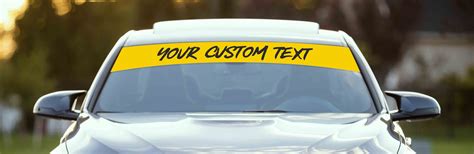 Vinyl stickers for cars and trucks. Custom windshield banners | Sticker ...