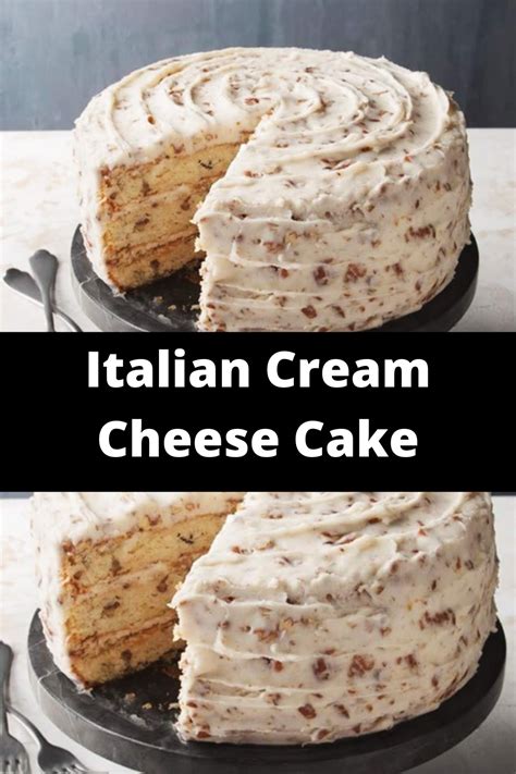 Italian Cream Cheese Cake - Recipes Easy