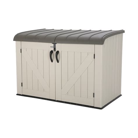 Lifetime Heavy Duty Plastic Storage Box - Outdoor All-Weather ...