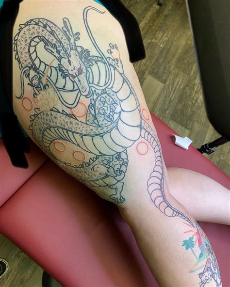 Shenron Tattoo Ideas Featuring Iconic Dragon Imagery