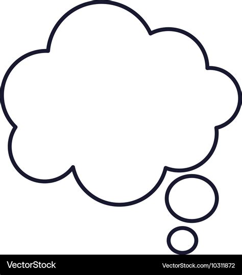 Thought bubble icon Royalty Free Vector Image - VectorStock