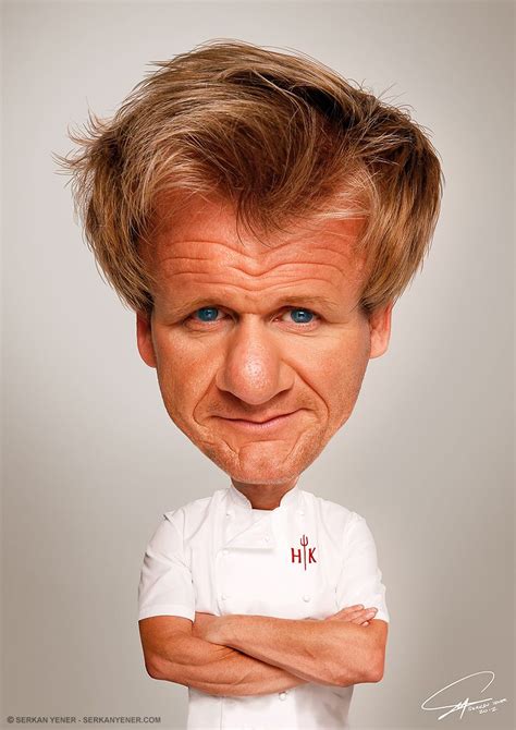 Caricature of Chef Ramsy | Photo Caricature of Gordon Ramsay | Caras ...