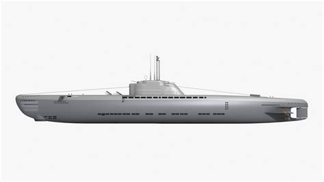 Type XXI U-boat Submarine Model - TurboSquid 1892878