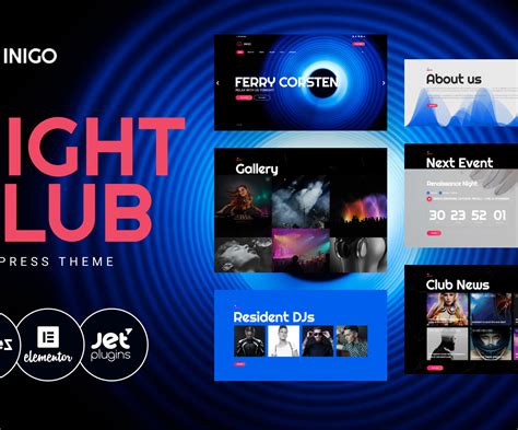 Nightclub WordPress Theme