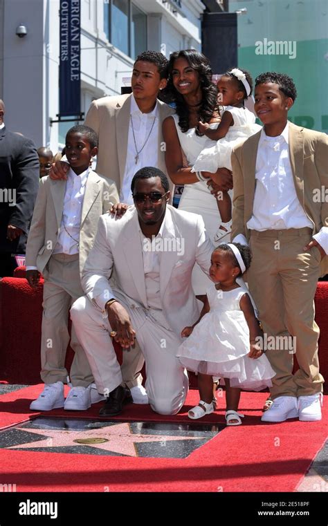 Sean Diddy Combs and his family attend the ceremony honoring him with a ...