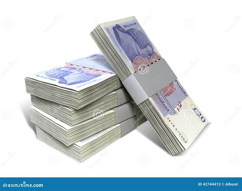 British Pound Sterling Notes Bundles Stack Stock Photo - Image: 42744413