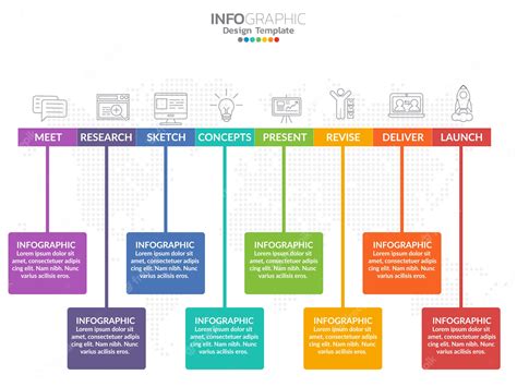 Premium Vector | Timeline infographic design vector and marketing icons