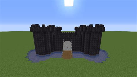 I build castle with polished blackstone : r/Minecraft