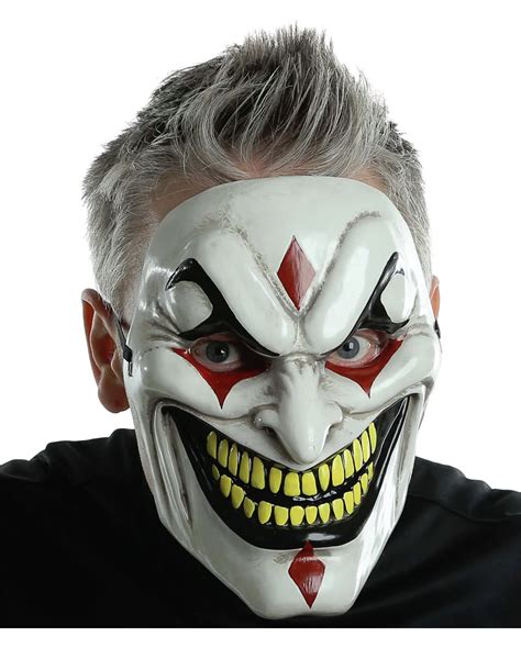 Evil Jester Horror Mask | Halloween half mask | horror-shop.com