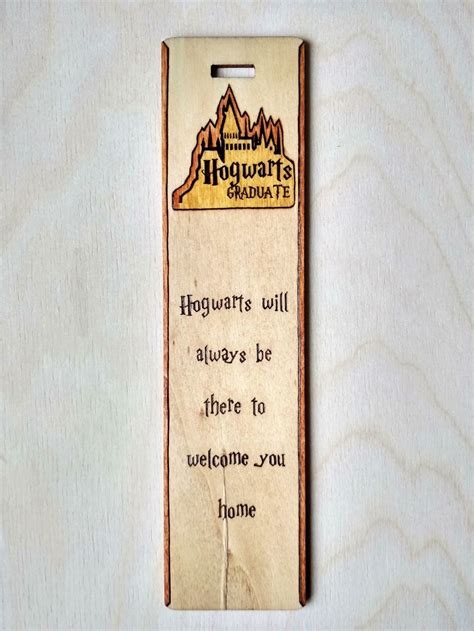 Harry Potter Bookmark – symbols and quotes Hogwarts - Nat Craft