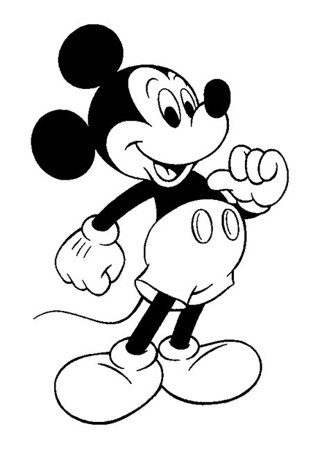 Mickey Mouse Coloring Pages