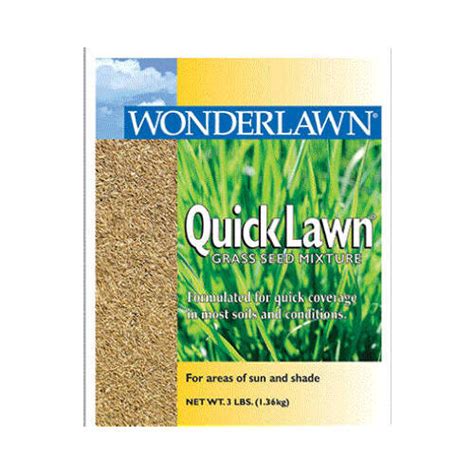 Barenbrug 700834 Wonderlawn Quick Lawn Grass Seed, 10-Lbs., Covers ...