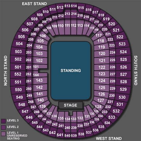 Rihanna - Pitch Standing/Unreserved Level 1 at London Wembley Stadium took place on Friday, 24th ...
