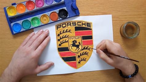 Porsche Logo Drawing