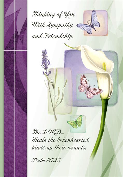 Sympathy - Religious Cards - SY77 Pack of 12