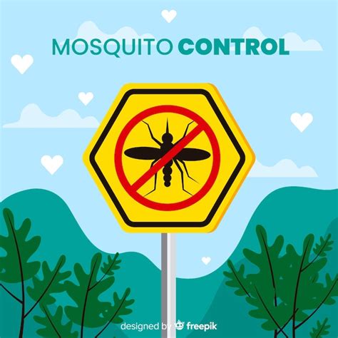 Free Vector | Mosquito control background