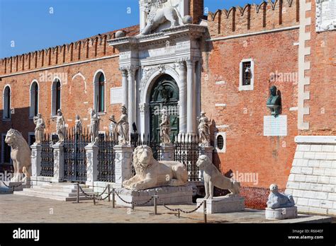 Venetian Arsenal, complex of former shipyards and armories, Venice ...