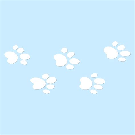 Cat Paw Print Vinyl Decal Sticker 3 Sizes 9 Solid Colors - Etsy