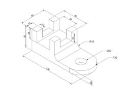 how to make isometric drawing in AutoCAD exercise_2 | GrabCAD Tutorials