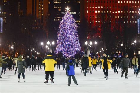 Chicago's Favorite Christmas Tree Has Arrived In Millennium Park