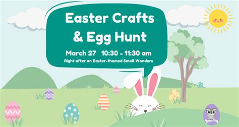 Easter Crafts and Egg Hunt